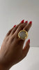 Treyvonne Gold Translucent Gem Glam Ring