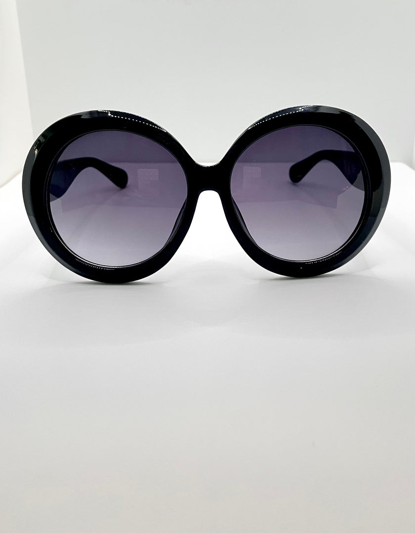 Ayanda Oversized Black Tinted Lens Sunglasses