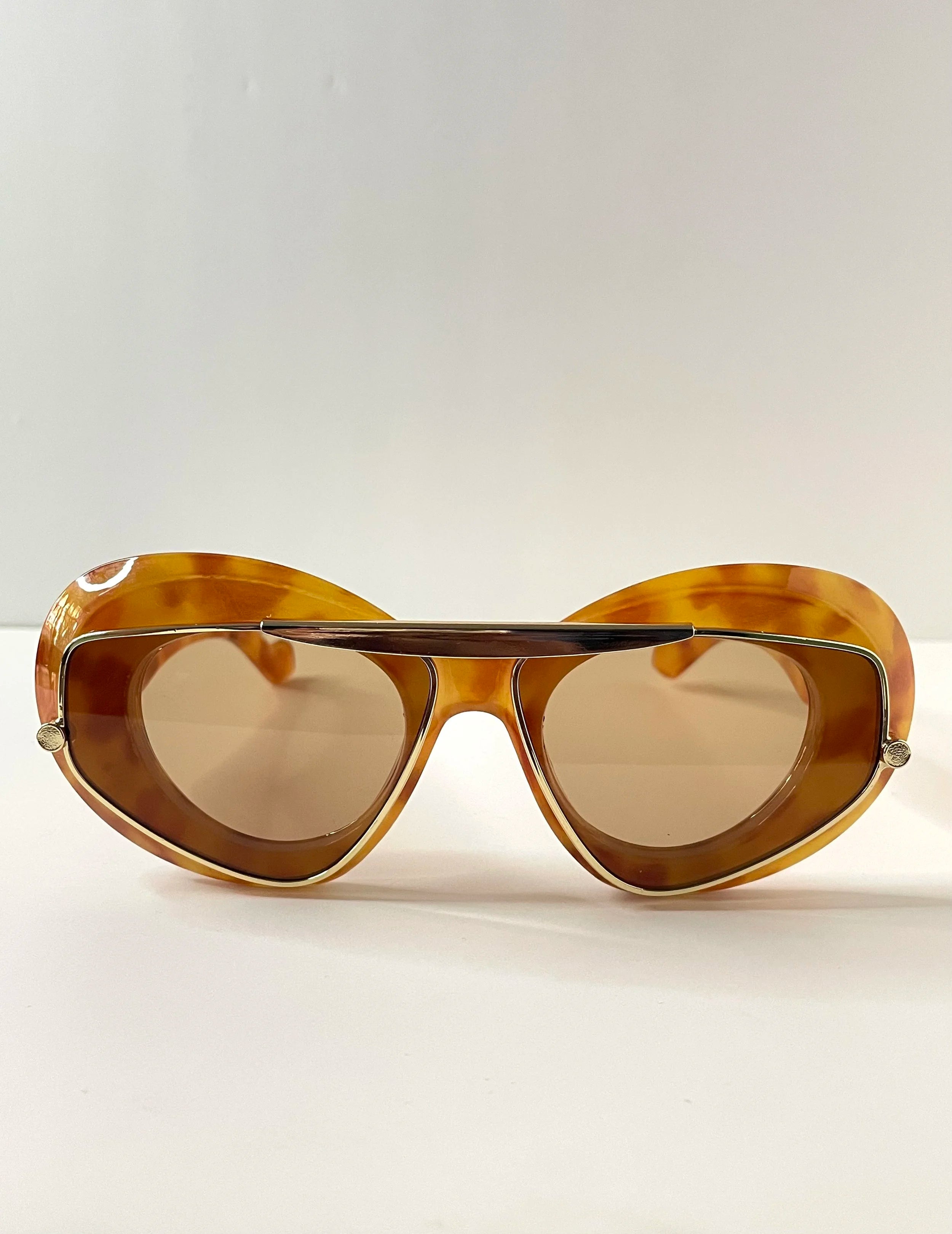 Yols Toffee Double Aviator Frame Sunglasses
