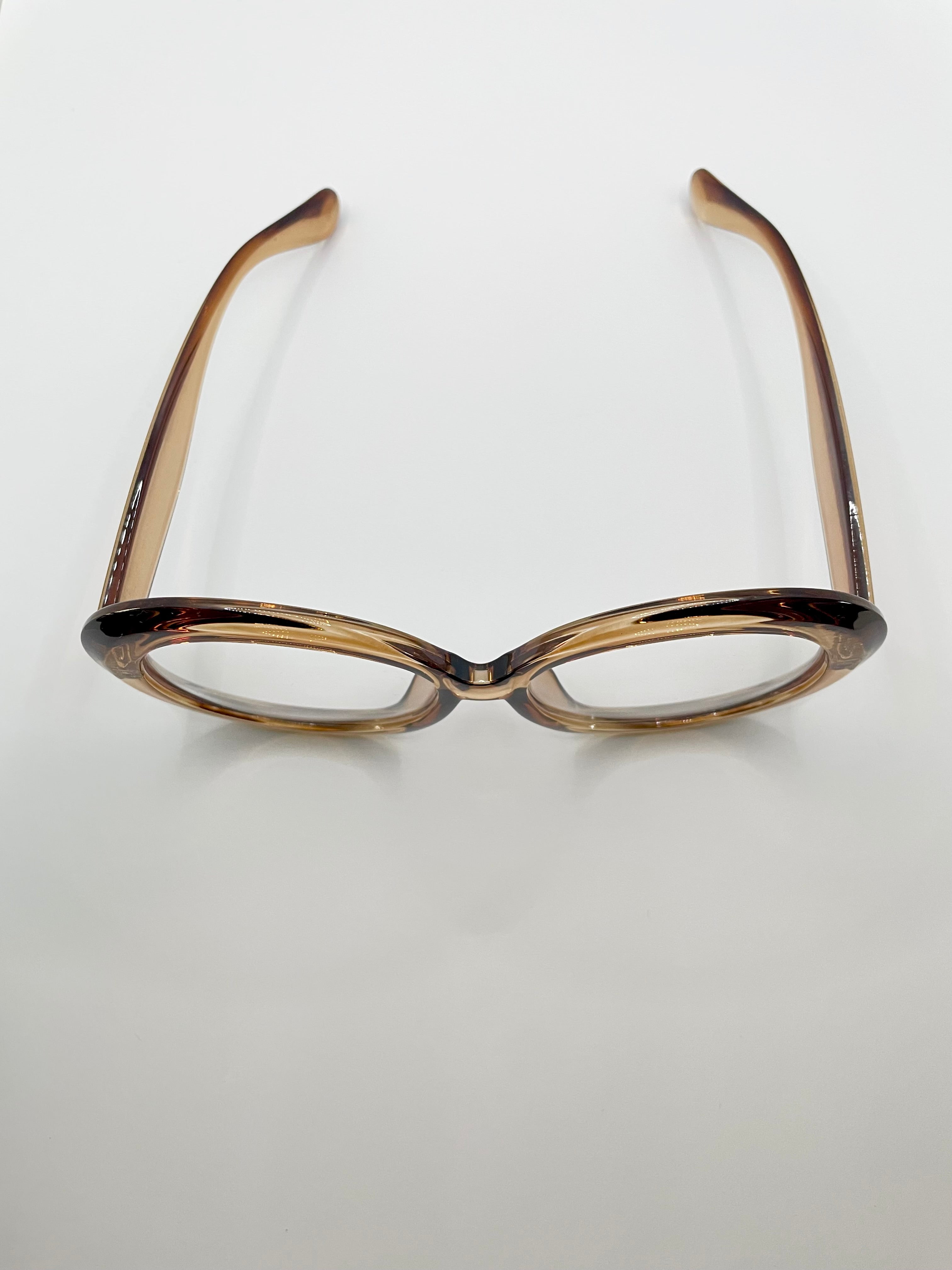 Ayanda Oversized Brown Transparent Lens Glasses