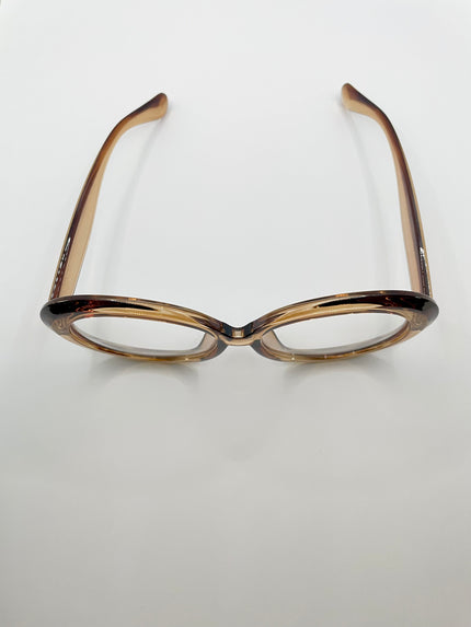Ayanda Oversized Brown Transparent Lens Glasses