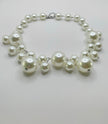 Keke Asymmetrical Pearl Statement Necklace