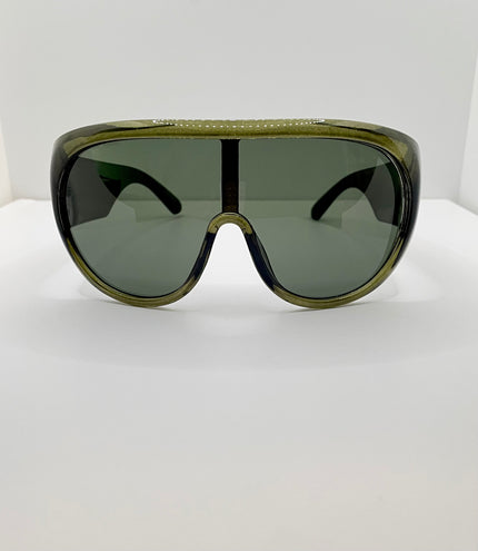 Zintle Oversized Dark Green Aviator Sunglasses