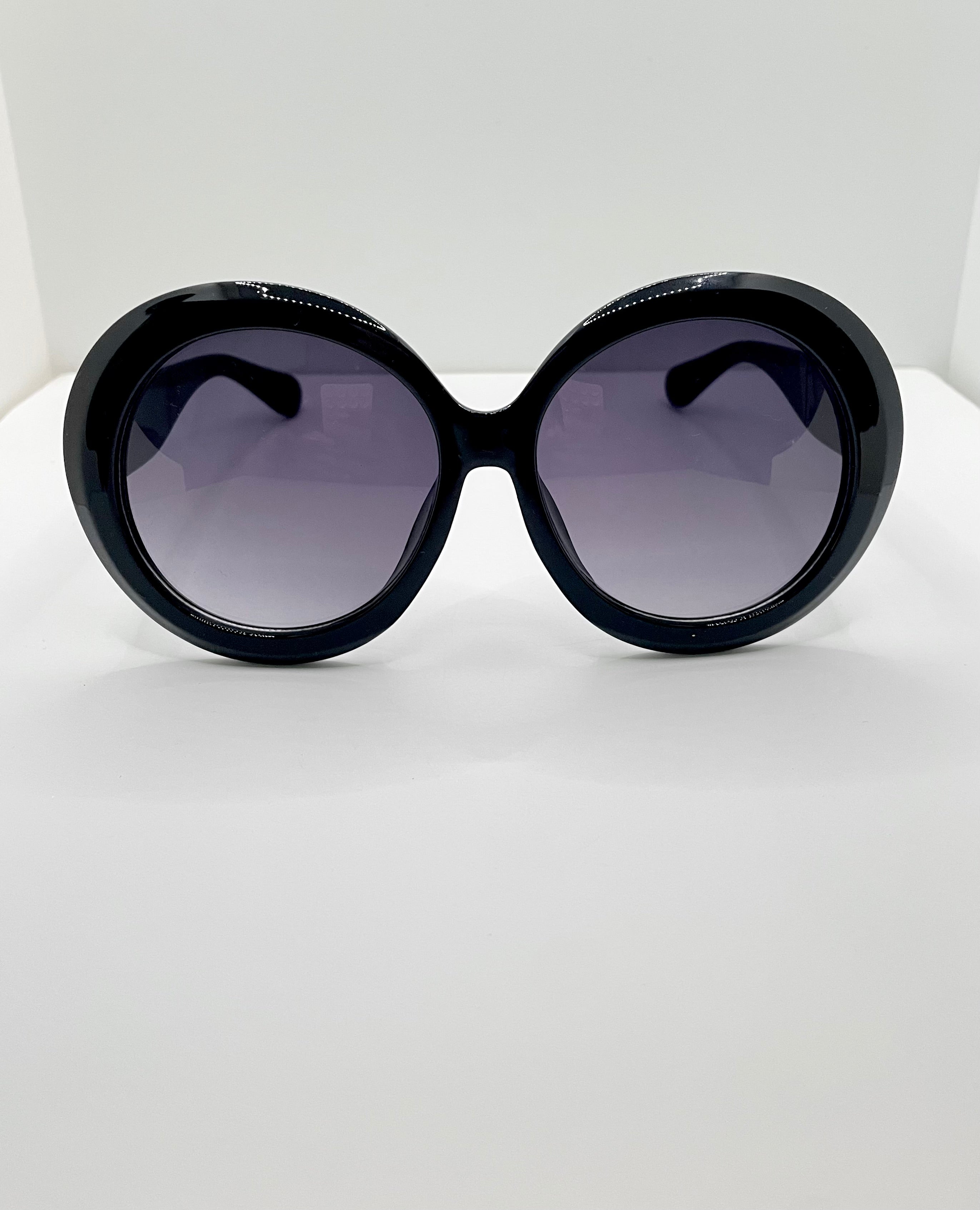 Ayanda Oversized Black Tinted Lens Sunglasses