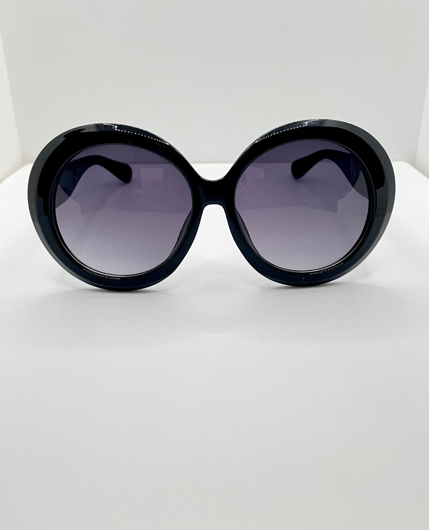 Ayanda Oversized Black Tinted Lens Sunglasses