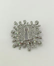 Catherine Embellished Square Key Brooch