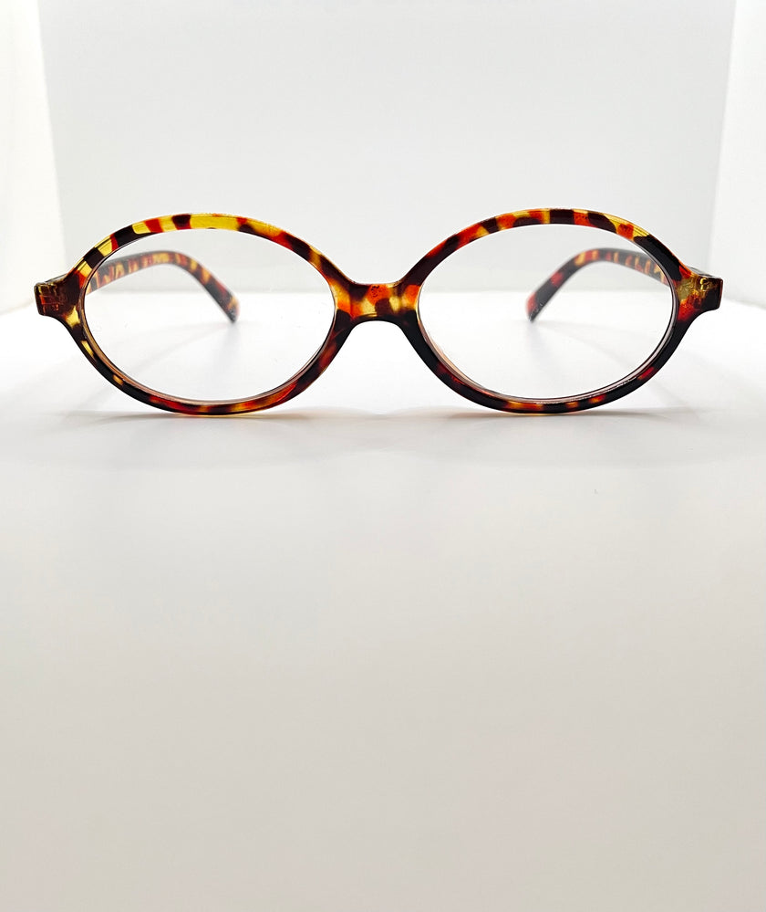Motselisi Tortoiseshell Transparent Lens Glasses