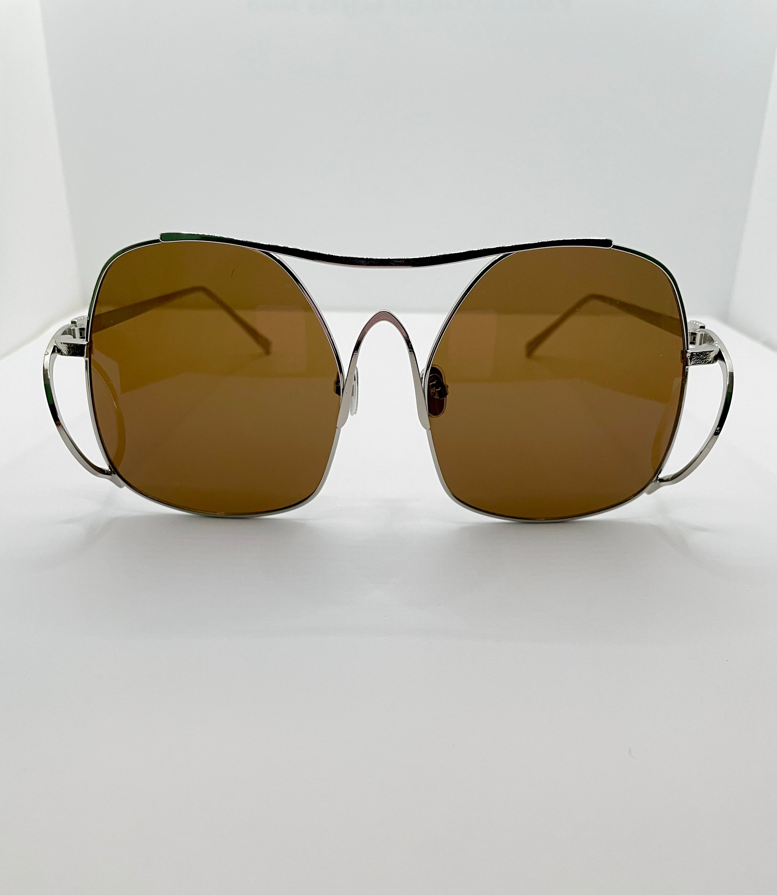 Amy Oversized Unique Square Sunglasses