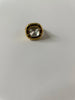 Sanelisiwe Gold Cocktail Ring With Clear Crystal