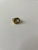 Sanelisiwe Gold Cocktail Ring With Clear Crystal