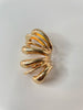 Briska Gold Threaded Wing Ear Cuff Earring