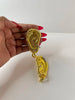 Modaiwa Gold & Silver Oreilles Textured Earrings