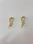 Vuyelwa Cocktail Gold & Clear Resin Earrings