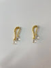 Vuyelwa Cocktail Gold & Clear Resin Earrings
