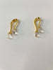 Vuyelwa Cocktail Gold & Clear Resin Earrings