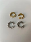 Kimbali Gold & Silver  Zirconia Encrusted Ear Cuff Set