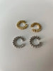 Kimbali Gold & Silver  Zirconia Encrusted Ear Cuff Set