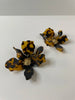 Nomvula Tortoiseshell Resin Flower Earrings