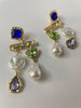 Cynthia Multicoloured Sculptural Drop Earring