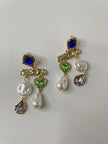Cynthia Multicoloured Sculptural Drop Earring