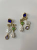 Cynthia Multicoloured Sculptural Drop Earring