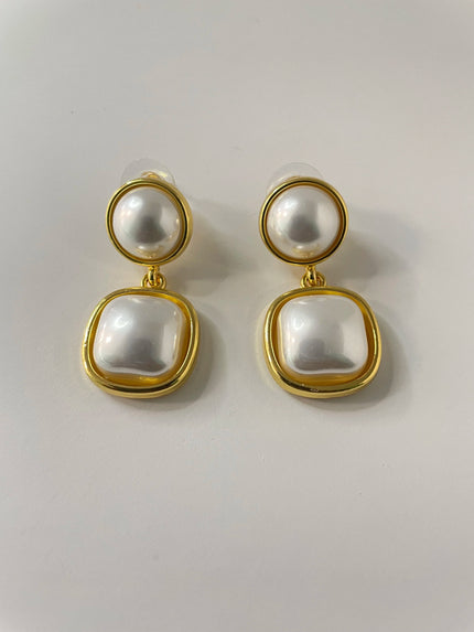 Ayanda Vintage Style Pearl Drop Earring