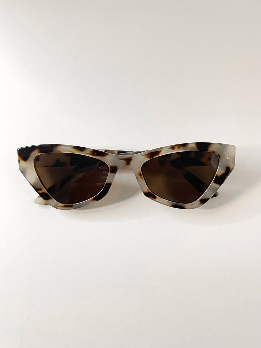Danielle Animal Print Cat-Eye Sunglasses