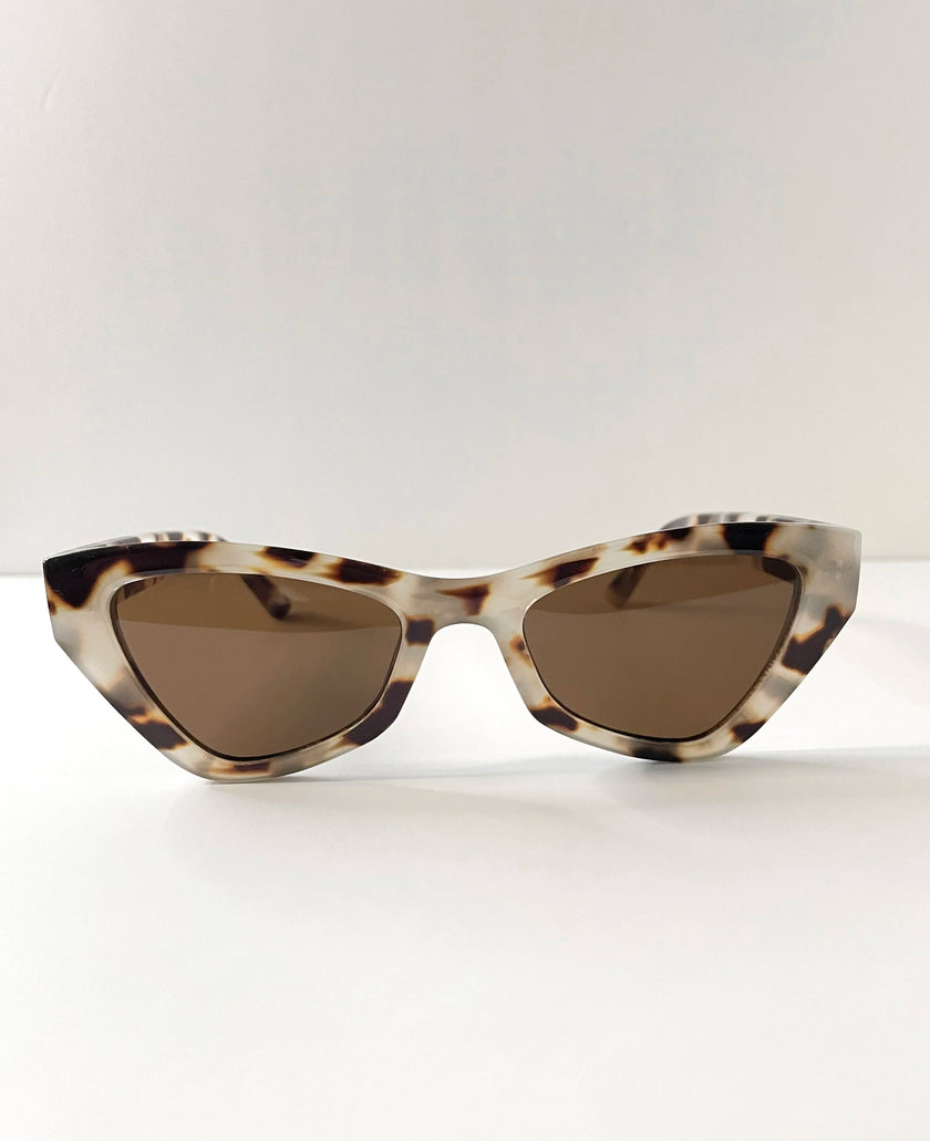 Danielle Animal Print Cat-Eye Sunglasses