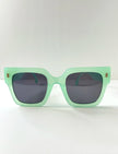Tumelo Candy Green Wayfarer Tinted Sunglasses