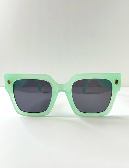 Tumelo Candy Green Wayfarer Tinted Sunglasses