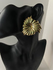 Clara Gold Windmill Irregular Bold Earrings