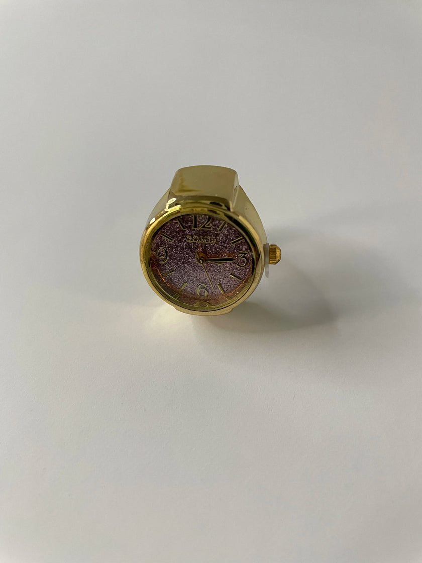 Maki Gold & Pink Expander Watch Ring