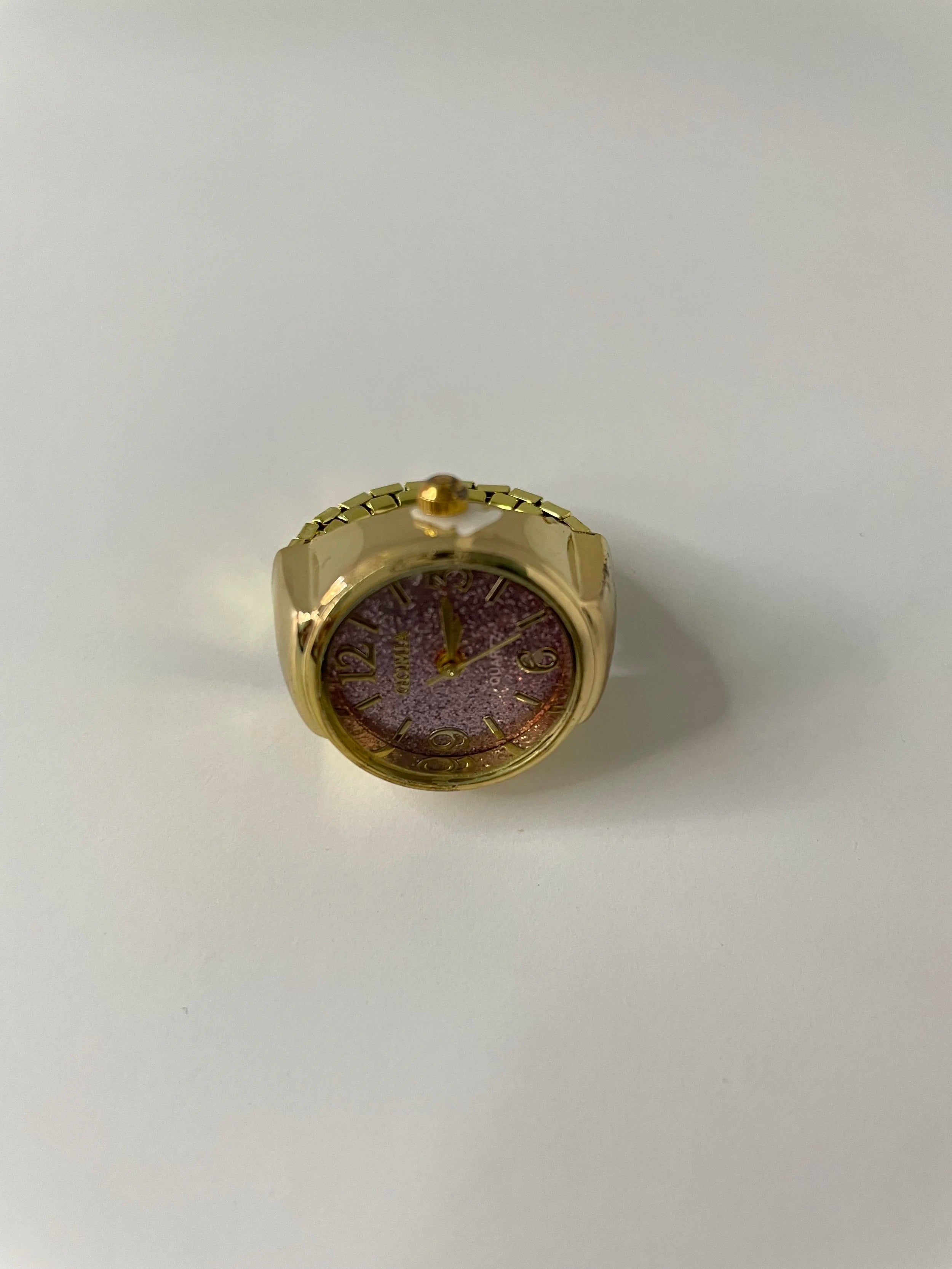 Maki Gold & Pink Expander Watch Ring