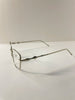 Tiana Silver Minimalist Clear Metal Glasses