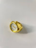 Maki Gold & White Expander Watch Ring