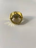 Maki Gold & White Expander Watch Ring