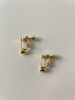 Peta Gold Clip On Ear Extensions