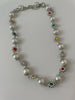 Ini Silver Pearl & Gem Short Necklace