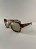 Mpume Tortoiseshell Aviators With Green Tinted Lens