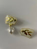 Olebogeng Baroque Gold & Cream Odd Earrings