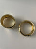 Neo Gold Double Textured Bracelet Set