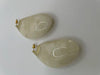 Khangwelo Oversized Cream Elongated Comet Earrings
