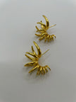 Lesego Gold Multi Claw Hoop Earrings