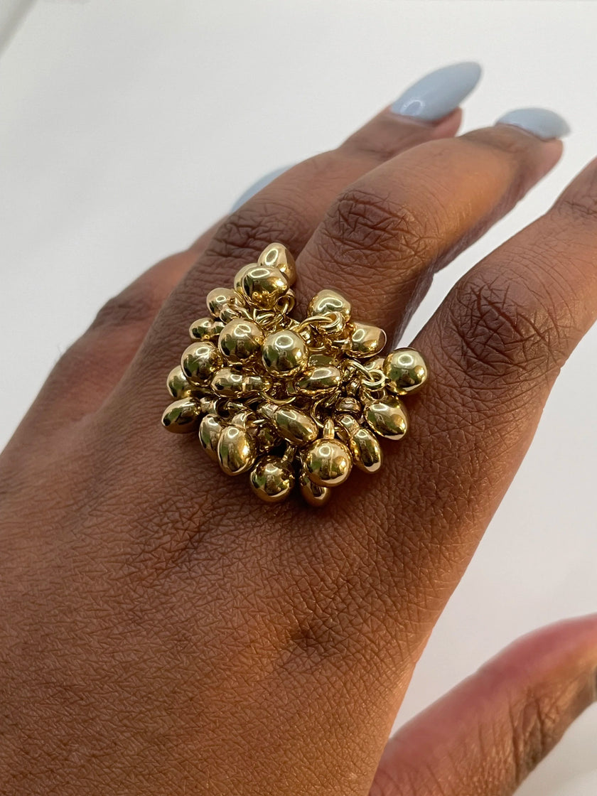 Nadia Gold Multi Water Droplet Ring