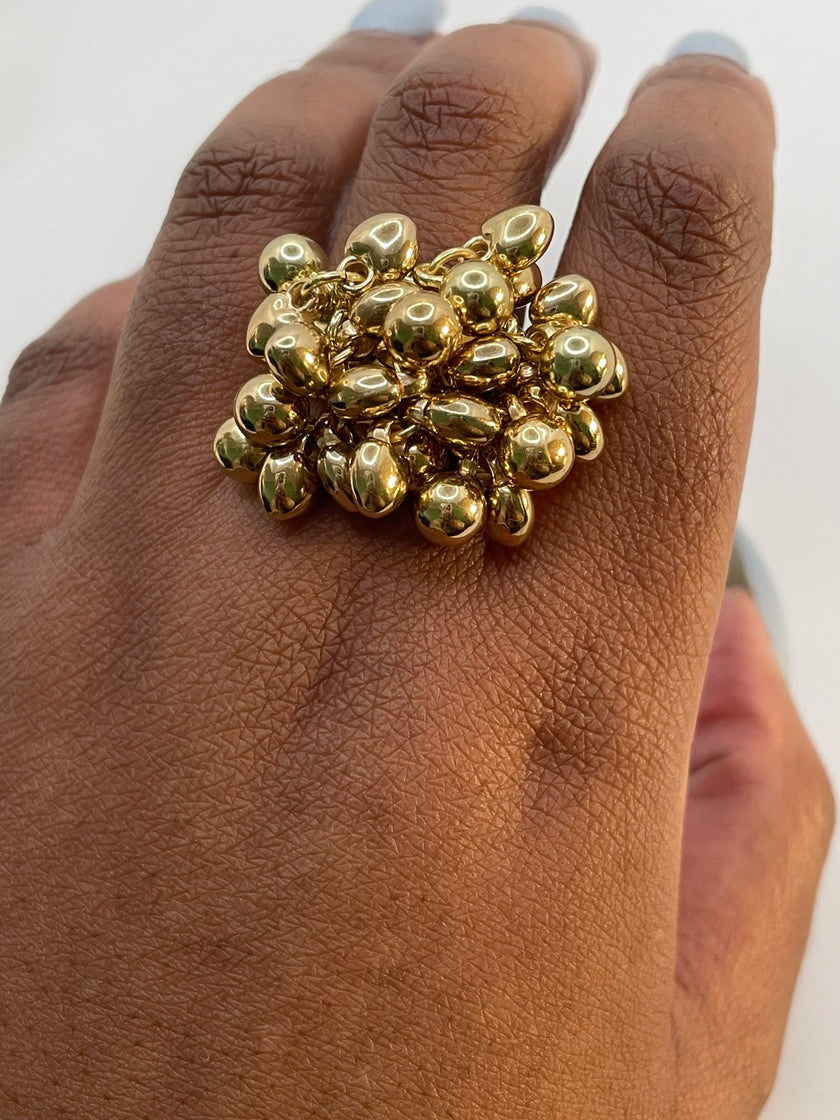 Nadia Gold Multi Water Droplet Ring