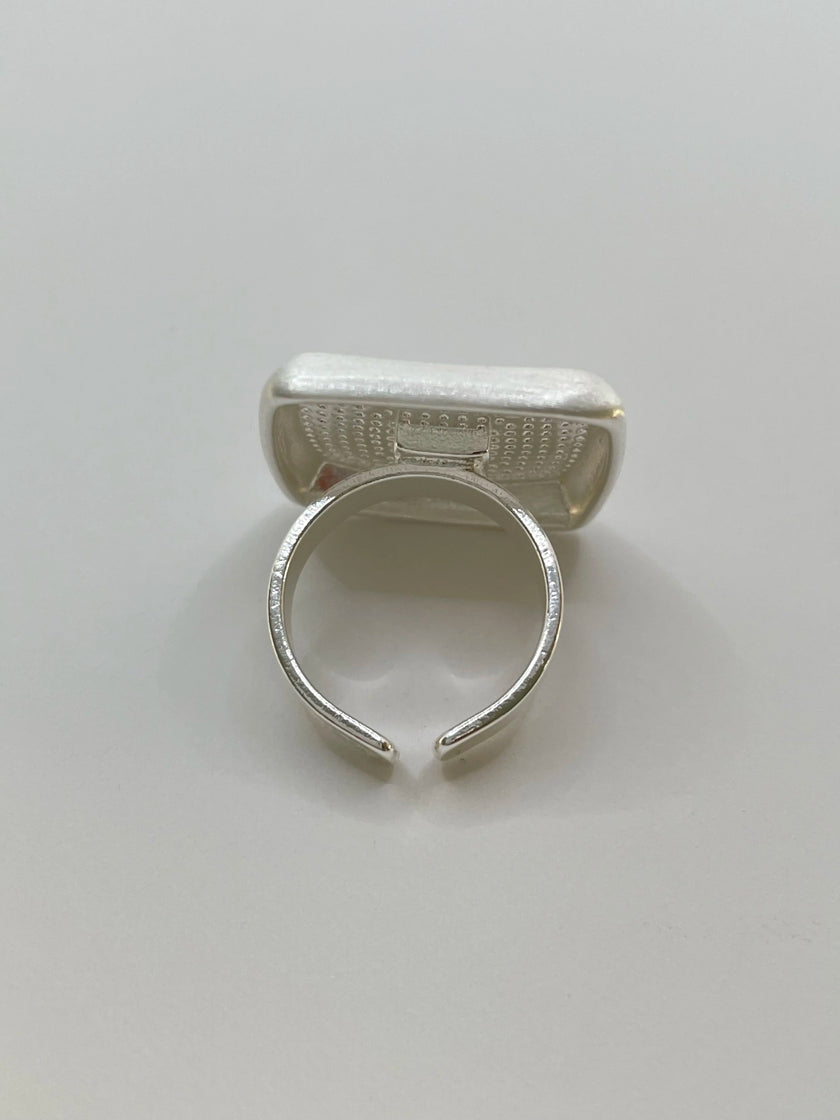 Kea Silver Sculptural Minimalist Ring