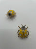 Monique Gold & Yellow Oversized Embellished Studs