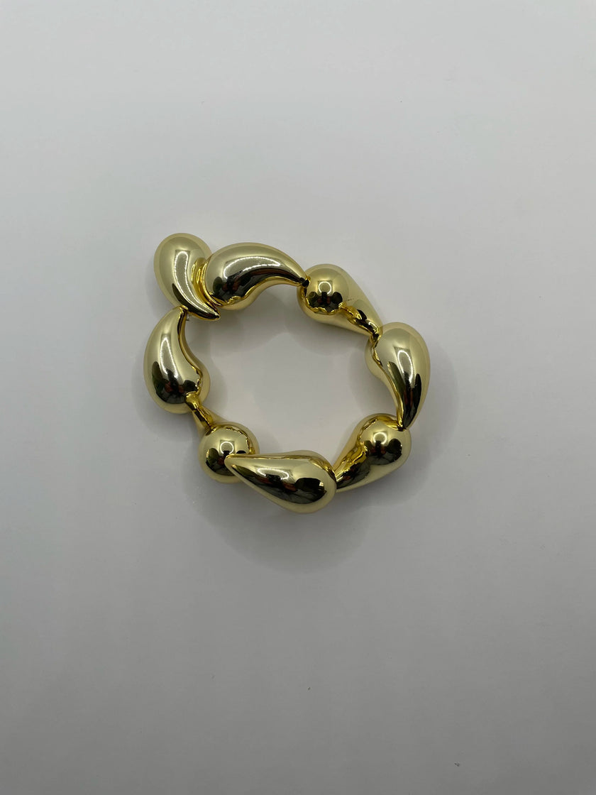 Nondumiso Gold Teardrop Bead Bracelet Set