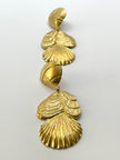 Robyn Gold Stainless Steel Conch Drop Earring