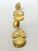 Robyn Gold Stainless Steel Conch Drop Earring